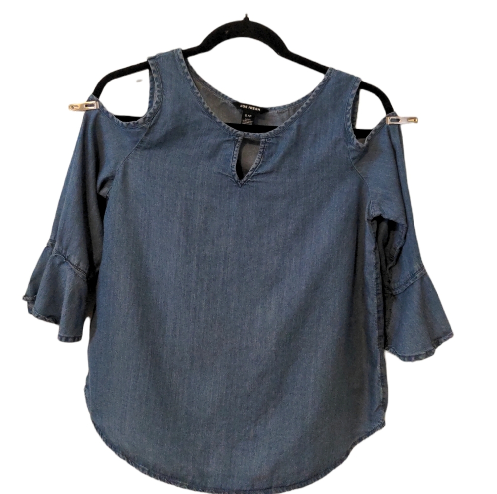 Joe Fresh denim blouse